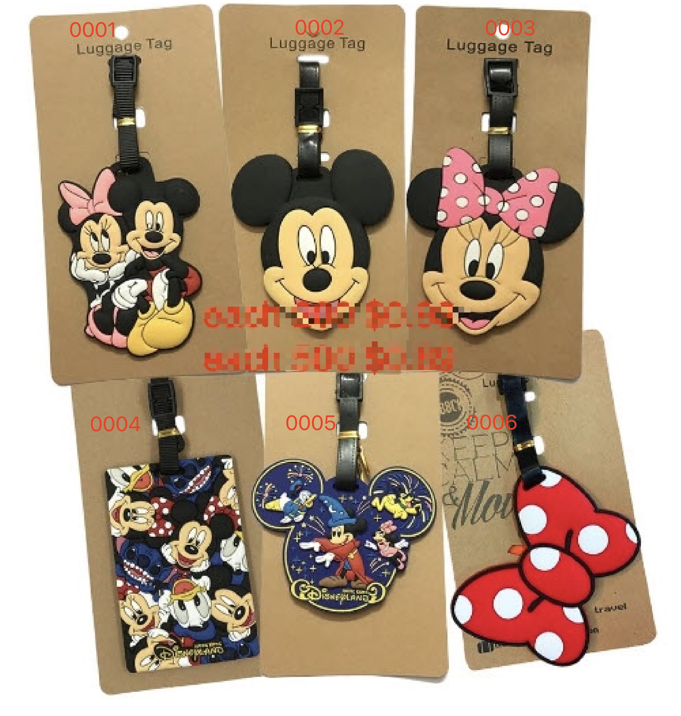 Disney Luggage Tag 1