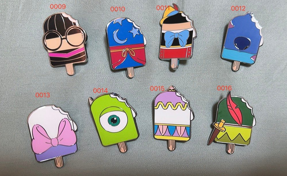 Disney Diamond Pins mixed styles 002- $0.63